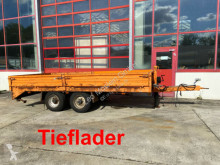 Obermaier Tandemtiefladeranhänger trailer used heavy equipment transport