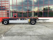 Remorca transport containere Hüffermann 2 Achs Abrollmulden- Anhänger, Wenig Benutzt