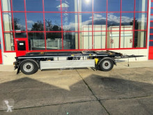 Remorque porte containers Hüffermann 2 Achs Abrollmulden- Anhänger, Wenig Benutzt