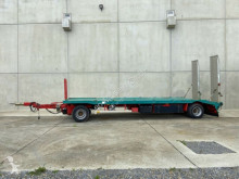 Hüffermann 2 Achs Tieflader für Abroll und Absetzmulden trailer used heavy equipment transport