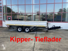 全挂车 双侧翻加后翻式自卸车 无公告 Tandemkipper- Tieflader