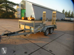 Obermaier Baugeräte Tandem mit Federrampen trailer used heavy equipment transport