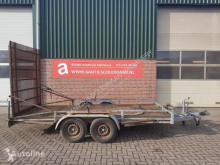 Transport aanhanger tweedehands platte bak voor materiaal