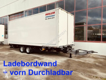 Möslein box trailer Tandem Koffer, Ladebordwand und Durchladbar