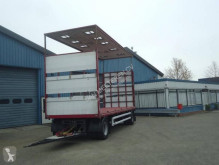 GS tautliner trailer AV-2000 2 As Schuifzeilen + Hefdak voor Kippentransport
