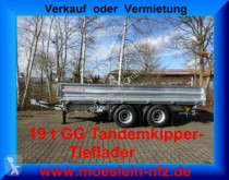 Rimorchio trasporto macchinari Möslein 19 t Tandem- 3 Seiten- Kipper Tieflader
