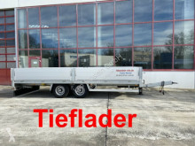 Remolque portamáquinas Möslein Tandem- Pritschenanhänger- Tieflader-- Neuwerti