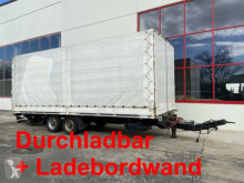 Remorque savoyarde Tandem- Planenanhänger. Ladebordwand + Durchlad