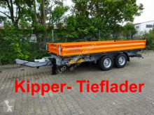 Rimorchio Möslein 13 t Tandem 3- Seitenkipper Tieflader-- Neufahr ribaltabile usato