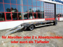 Römork konteyner taşıyıcı Möslein 2 Achs Kombi- Tieflader- Anhänger fürAbroll- un