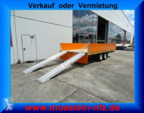 Möslein dropside flatbed trailer Tandemtieflader