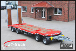 Remorque porte engins Schwarzmüller 4-achs Tiefladeanhänger mech Rampen