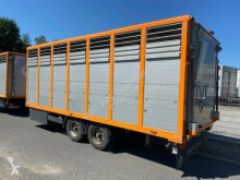 Remorque bétaillère Menke Menke Tandem Einstock Vollalu Durchladen
