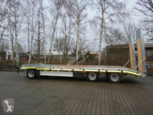 Remorque porte engins Möslein 3 Achs Tieflader mit gerader Ladefläche 8,10 m,