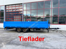 Müller-Mitteltal dropside flatbed trailer Tandem- Pritschenanhänger- Tieflader