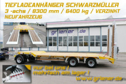 Schwarzmüller heavy equipment transport trailer G SERIE/ TIEFLADER / RAMPEN /BAGGER 6340 kg