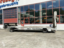 Goldhofer 2 Achs Tiefladeranhänger, 2 teiligen Rampen trailer used heavy equipment transport