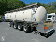 Semi remorque Feldbinder TSA 33.3 Drucktank- Heizung- Pumpe- 33.000 Liter citerne alimentaire occasion