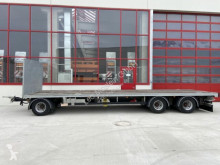 Remorca platformă transport baloti Möslein 3 Achs Jumbo- Plato- Anhänger 9 m, BallenwagenN