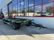 2 Achs Abrollmulden- Anhänger + Tieflader trailer used container