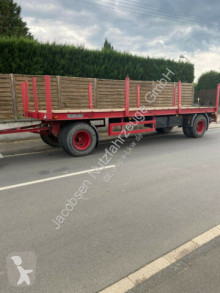 Rimorchio Goldhofer Holzbohlen-Plattform + Steckrungen*Top* cassone usato