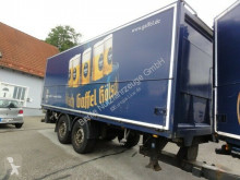 Krone beverage delivery flatbed trailer Typ ZZ Schwenkwand-Überdach LBW