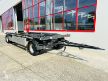 Hüffermann 2 Achs Abrollmuldenanhänger-- Wenig Benutzt -- trailer used hook arm system