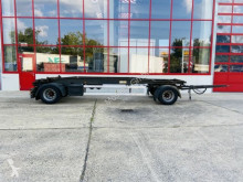 Hüffermann 2 Achs Schlittenanhänger für Abrollbehälter trailer used container
