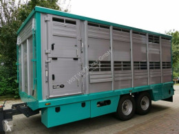 Reboque Tandem Einstock Top Zustand transporte de animais usado