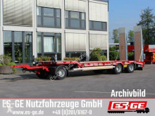 Remorca Müller Mitteltal Müller-Mitteltal 3-Achs-Tiefladeanhänger transport utilaje second-hand