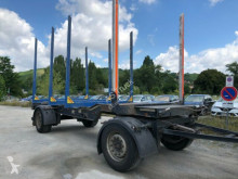 Holz Anhänger 2-Achse 4Rungen Leergewicht 3050kg trailer used timber