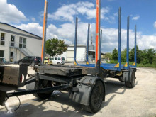 Rimorchio trasporto tronchi Holz Anhänger 2-Achse 4Rungen Leergewicht 3050kg