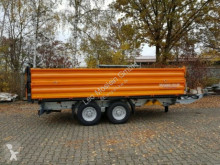 Möslein 13 t Tandem Kipper Tiefladermit Bordwand- Aufsa trailer used tipper