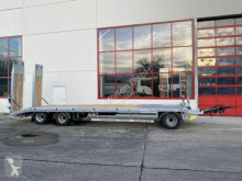 Möslein 3 Achs Tieflader mit gerader Ladefläche 8,10 m, trailer used flatbed