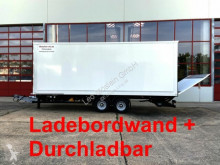 Möslein box trailer Tandem Koffer, Ladebordwand 1,5 t + Durchladbar