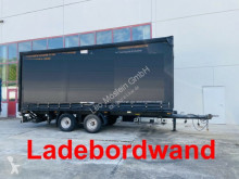 Tandemplanenanhänger mit Ladebordwand trailer used tarp