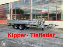 Möslein Kipper Tieflader, Breite Reifen-- Neufahrzeug - trailer used three-way side