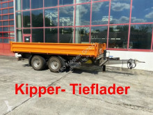 Přívěs Müller-Mitteltal 13,5 t Tandemkipper- Tieflader korba použitý