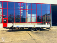 Heavy equipment transport trailer Tandemtieflader, breite Rampen, Seilwinde