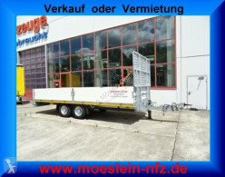 Reboque estrado / caixa aberta caixa aberta Möslein 13 t GG Tandem- Pritschenanhänger mit Gitterauf