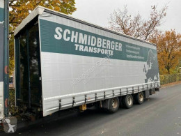 Reboque Schröder Schroeder, Wiesmoor AZ24P4-9, 05 / Edscha /Jumbo caixa aberta com lona usado