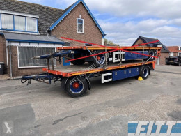 Reboque Floor FLA-10-101 - 2assige schamel aanhanger, 7,20 mtr hardhouten open laadvloer (ONDERSTE AHW) estrado / caixa aberta usado