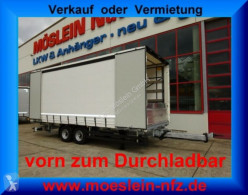 Reboque Möslein NEUER Tandem- Planenanhänger Durchladbar caixa aberta com lona usado