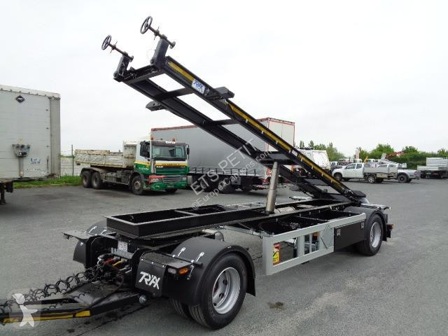 Remorque Trax Porte Caisson Bennante 2 essieux