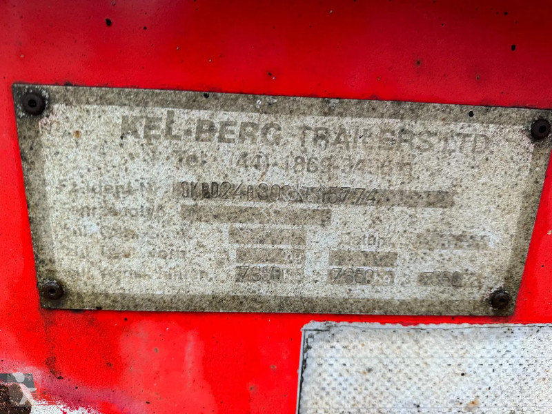 Aanhanger Kel-Berg D23B3 KIPPER 2011 3XBPW AXLE