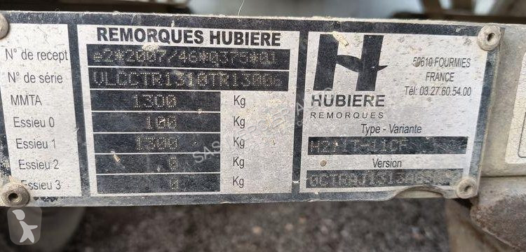 Remorque Hubière