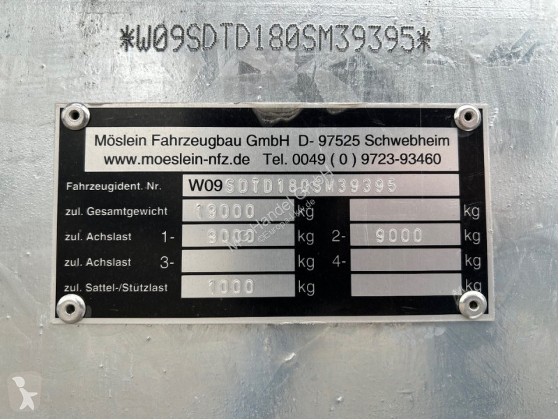 مقطورة Möslein Tandemkipper-Tieflader, 3...