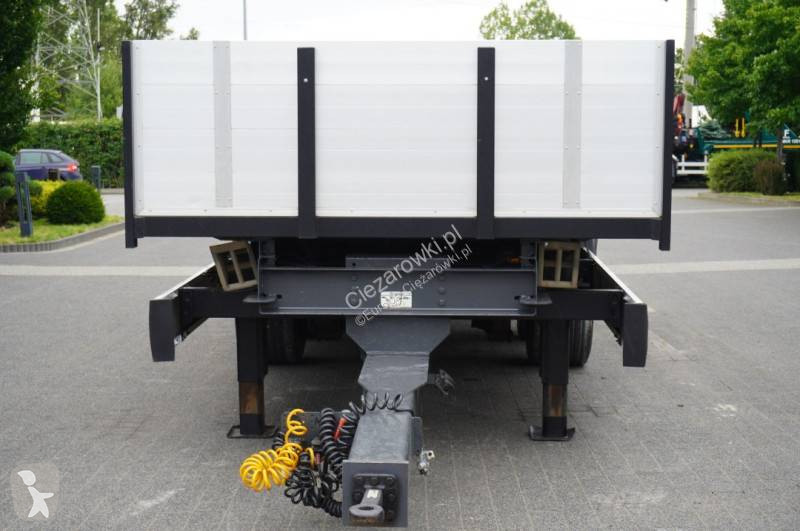 مقطورة Krone construction trailer / Flatbed 18...