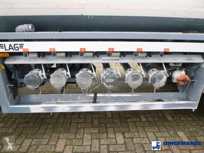 Anhænger LAG Fuel tank alu 44.4 m3 / 6 comp + pump