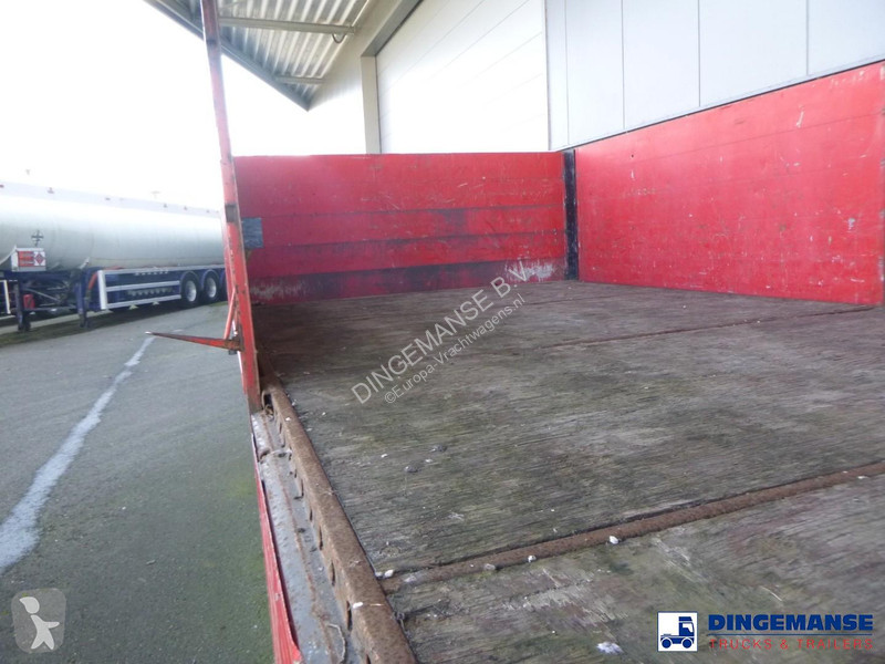 مقطورة Krone 3-axle open box drawbar trailer...